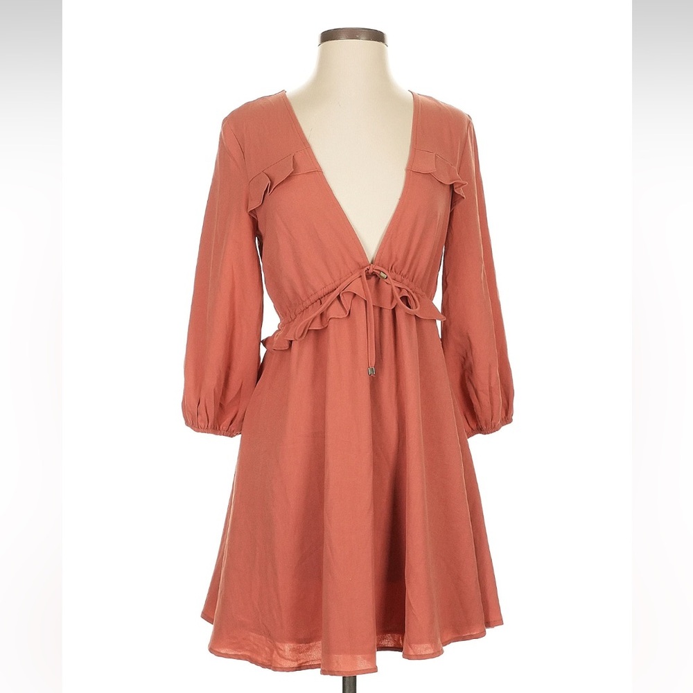 Plunge V-Neck Dress